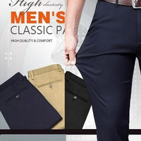 High Elasticity Men's Classic Pants (Pack of 3)